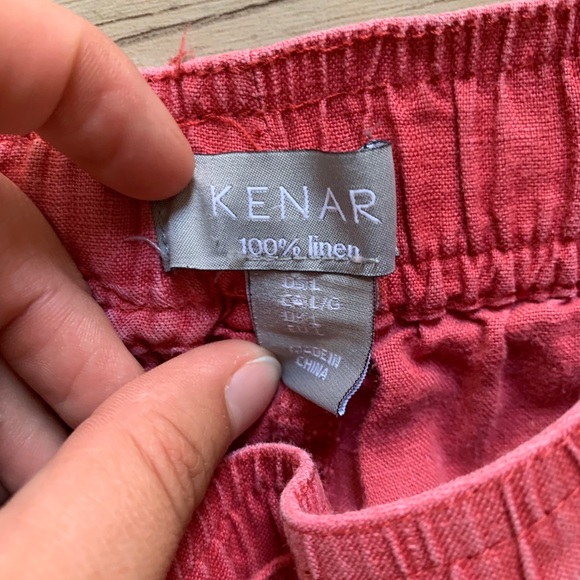 Kenar | 100% Linen Pants large - Picture 3 of 3